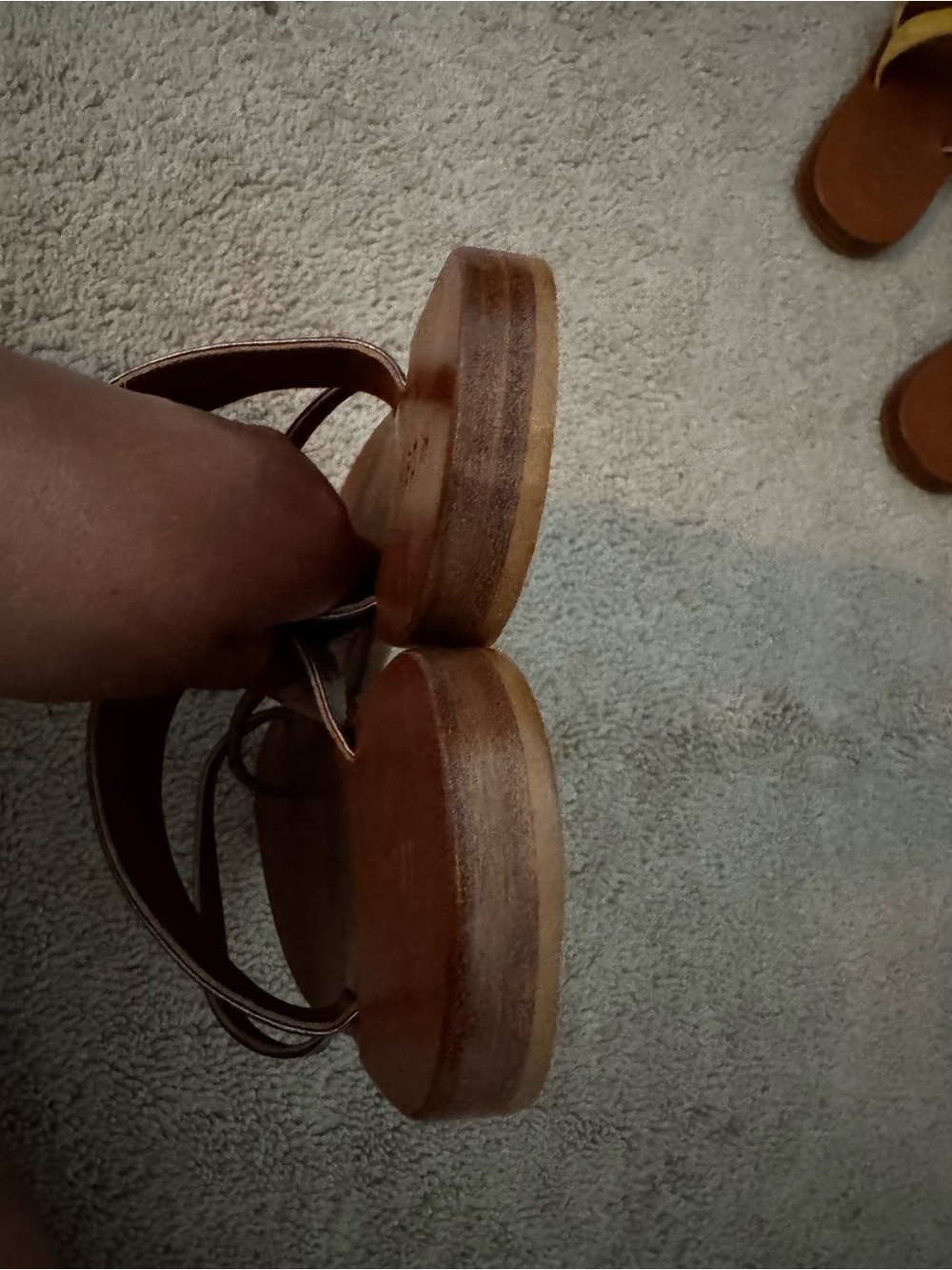M. Gemi - The Medio - Pewter Metalic Leather Sandals - Picture 3 of 4